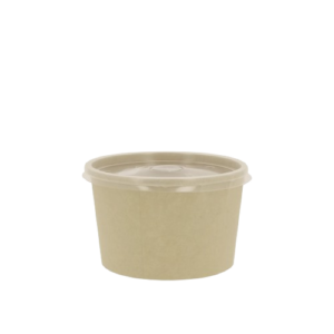 ENVASE CIRCULAR 8oz KRAFT