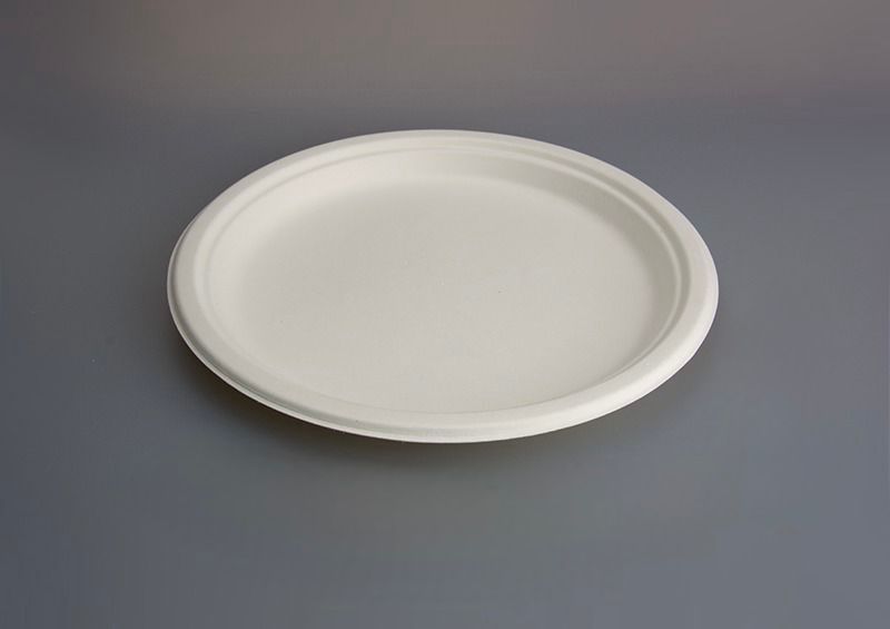PLATO #26 BIODEGRADABLE DE FIBRA