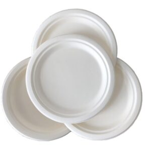 PLATO #18 BIODEGRADABLE DE FIBRA