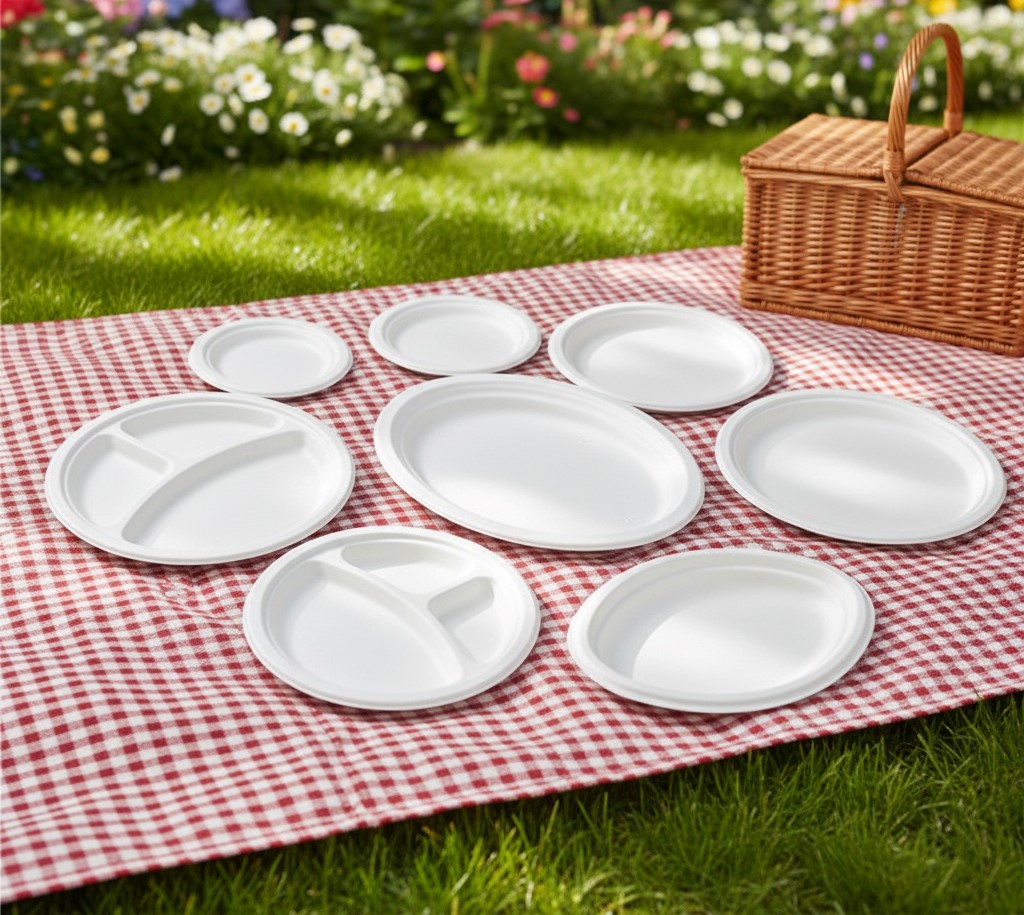 PLATO #22 BIODEGRADABLE DE FIBRA - Imagen 4