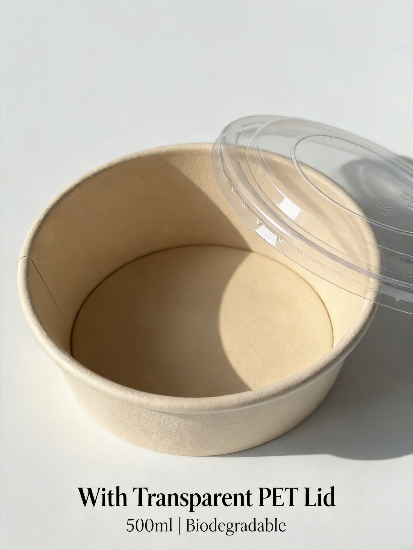 BOWL DE BAMBÚ 500 ML + TAPA PET - Imagen 3