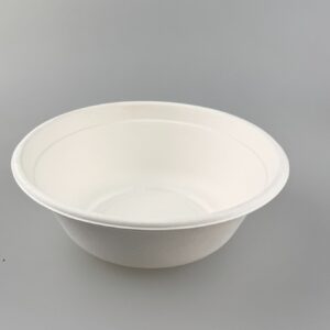 PLATO HONDO 32oz BIODEGRADABLE DE FIBRA